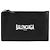 Balenciaga Leather Logo Zip Card Holder Black