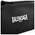 Balenciaga Leather Logo Zip Card Holder Black - view 3