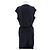 Lanvin Kleider T.International M Seide Marineblau - Ansicht 2