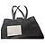 Autre Marque Leather and Nylon Handbag Black