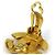 Orecchini a clip dorati Chanel D'oro - vista 3