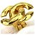 Orecchini a clip dorati Chanel D'oro - vista 8