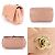 Borsa a Spalla in Pelle Matelassé Chanel Beige Pesca - vista 2
