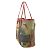 Sac tote Neverfull MM Mona Lisa Masters de Louis Vuitton Multicolore Orange - vue 3