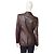 Blazer Roberto Cavalli in pelle marrone effetto vissuto Taglia S