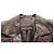 Blazer Roberto Cavalli in pelle marrone effetto vissuto Taglia S - vista 3