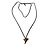 Collana pendente a catena a due livelli con squalo autentica Givenchy Riccardo Tisci Silver hardware