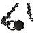 Portachiavi autentico Givenchy Riccardo Tisci 4G Emblem Silver hardware - vista 4