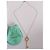 Collana con pendente chiave trifoglio Tiffany & Co in oro bianco e diamanti Giallo - vista 10