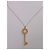 Collana con pendente chiave trifoglio Tiffany & Co in oro bianco e diamanti Giallo - vista 5