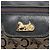 Céline Bolsa Boston em lona Celine C Sulky Navy Ouro Auth 94063 Dourado Azul marinho - vista 18