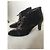Stivaletti CHANEL T.EU 37.5 Velluto Marrone - vista 3