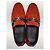 Montsouris Louis Vuitton MOCCASIN HOCKENHEIM Rosso - vista 3