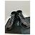 Saint Laurent Stivali neri in vernice con lacci Joe Mid Boat Nero - vista 5