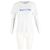 Camiseta estampada Saint Laurent Babylone 55 en algodón blanco - vista 4