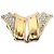 Yves Saint Laurent Vintage YSL Goldohrringe Golden