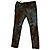 Authentische Vintage Alexander McQueen 05 AW Archive Mudded Denim Kettenjeans Mehrfarben