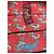 Hermès Red Silk Tie with Horse Pattern - view 2