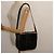 SAINT LAURENT Schultertasche aus schwarzem Leder mit silberner Authentizität bs18524 - Ansicht 25