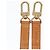LOUIS VUITTON Cinghia Spalla in Pelle 35,4"" Beige LV Auth ki4958 - vista 8