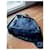 Sac à main Yves Saint Laurent Muse II en cuir bleu marine  - vue 4