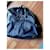 Sac à main Yves Saint Laurent Muse II en cuir bleu marine  - vue 8