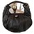 Borsa Bally nera in agnello e pelle di struzzo Nero