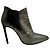 Saint Laurent Stivaletto SL "Parigi" in argento e nero
