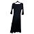 Abito Midi Diane Von Furstenberg Nero in Lana e Seta - vista 4