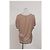 Saint Laurent Dolman-Ärmel-Top aus beigem Polyester - Ansicht 8