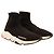 Baskets Speed Balenciaga en polyester noir - vue 3