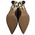 Kicker Low-Heel Mules aus braunem Leder von Simon Miller Rot - Ansicht 5