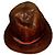 Authentic Gucci Rare Tom Ford Brown Leather Web Bucket Hat - Ansicht 4