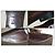 Scarpe eleganti in pelle marrone con punta a cappuccio Louis Vuitton - vista 4