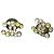 Orecchini Chanel Classic CC Cristal Argento