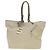 CHANEL COCO Tote Bag aus Canvas Beige Silber CC Auth bs18464 - Ansicht 13
