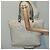 CHANEL COCO Tote Bag aus Canvas Beige Silber CC Auth bs18464 - Ansicht 28