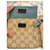 Gucci Belt bag a doppia tasca GG Monogram Web blu Marrone Beige - vista 11