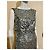 Jenny Packham Abito da sera in paillettes argento "Carrie" - vista 8
