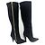 Botas altas de lona negras Tom Ford Negro