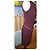 Vestido Moschino Prune de Acetato Ciruela - vista 4
