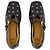 Aj1342 Sapatilhas - Toga Pulla - Couro - Preto - vista 4