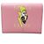 Cartera de cuero para mujer Gucci Bananya 701009 Rosa Multicolor