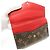 Portafoglio compatto Pallas Monogram Louis Vuitton Marrone Rosso - vista 4