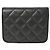 Wallet On Chain Cartera Chanel Con Cadena Negro - vista 2