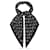 Sciarpa Louis Vuitton Mahina Monogram in seta nera Nero - vista 3