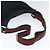 Borsa a spalla GUCCI GG Canvas Web Sherry Line Nera Rossa 181092 Auth bs18559 - vista 7