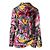 Top de terciopelo estampado Valentino Night Multicolor