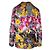 Top de terciopelo estampado Valentino Night Multicolor - vista 3