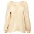 Top de seda Saint Laurent Beige